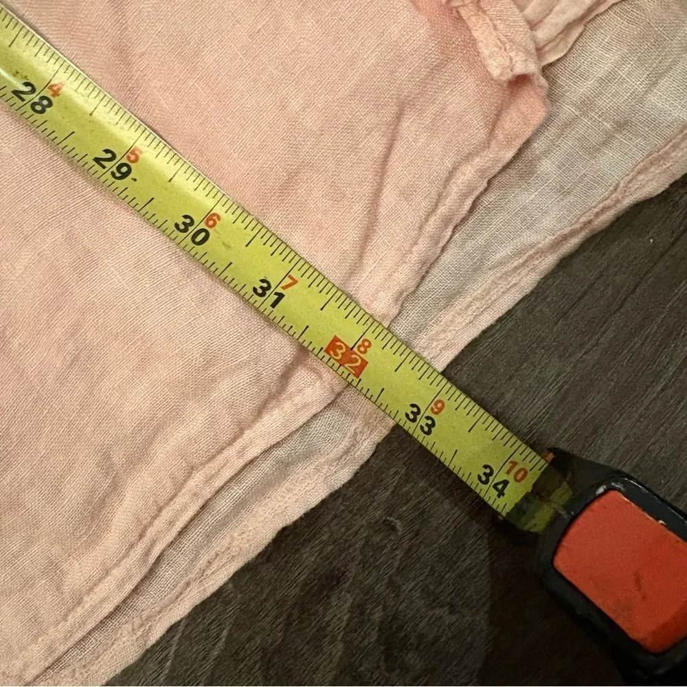 Jillian Harris x Priv Hamptons dress linen pink baby doll dress - Picture 10 of 13